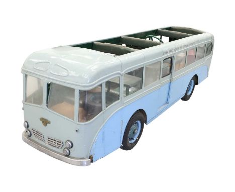 A Johnstone's 'Midget, The World's Smallest Motor Coaches' ride-on, miniature motorised "South Down" type single decker coach