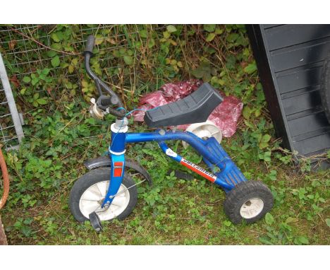 A child's tricycle.