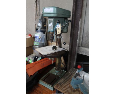 A "Nu-Tool"  16mm Bench Drill Press, 12 speed, 230 volt, single phase.