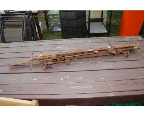 Three sash clamps,  28", 33" and 34".