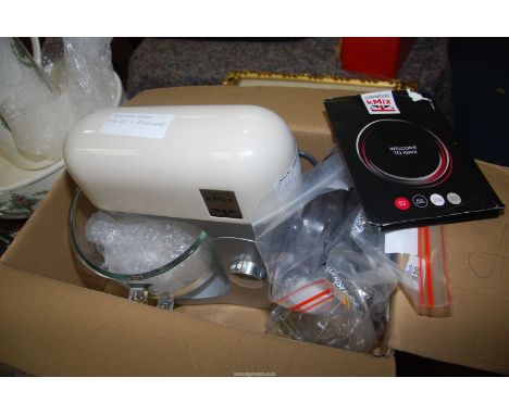 A "Kenwood" K-mix mixer with attachments, as new.