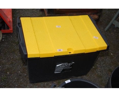 A "Tuff" handyman tool storage box.