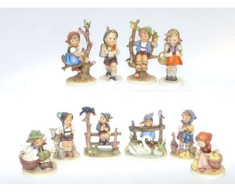 Collection of ten Hummel figures