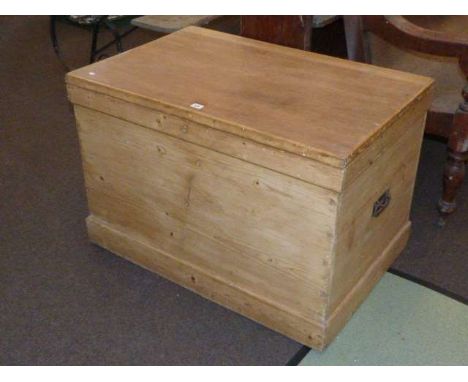 Stripped pine trunk