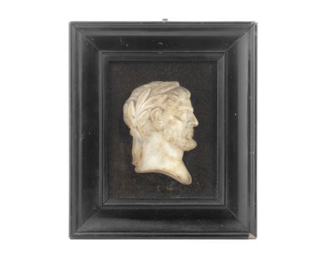 An Italian carved marble classical male profile portraitprobably Roman, late 18th / early 19th centurythe bearded sitter look