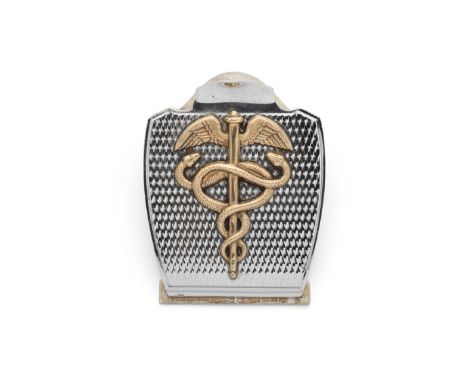 Hermès: a French oversized silver letter/paper clipRavinet d'Enfert, circa 1960,  stamped Hermès Paris to base, with Minerva 