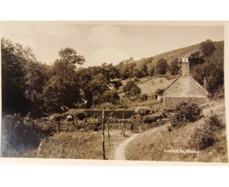 POSTCARDS - ASSORTED  Approximately 107 cards, including real photographic views of Cockercombe (by Hole of Williton); Aishol