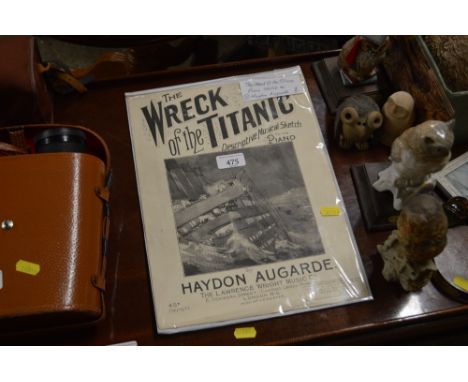 "The Wreck of the Titanic" piano sketch by Hayden Angarde