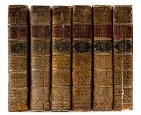 Gibbon (Edward) The History of the Decline and Fall of the Roman Empire, 6 vol., mixed early editions, vol. 1 second edition,