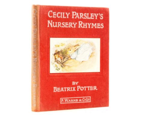 Potter (Beatrix) Cecily Parsley's Nursery Rhymes, first edition, colour frontispiece, plain title vignette and 14 colour plat