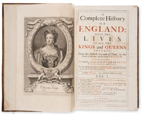 Milton (John) Thomas Moore, Francis Bacon and others. The Complete History of England: with the Lives of all the Kings and Qu