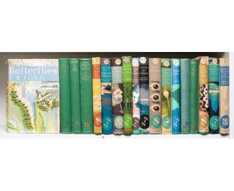 New Naturalist (The), 18 vol., comprising nos. 1, 2, 4, 10, 15, 19, 20, 21, 25, 27, 30, 32, 34, 37, 38, 50, 57 &amp; 67, most