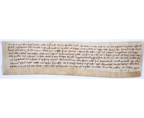 Yorkshire, Farnley.- Grant by Robert de Nevill [Neville] Lord Hornby to Thomas de Ever of a messuage in Farnley from the feof