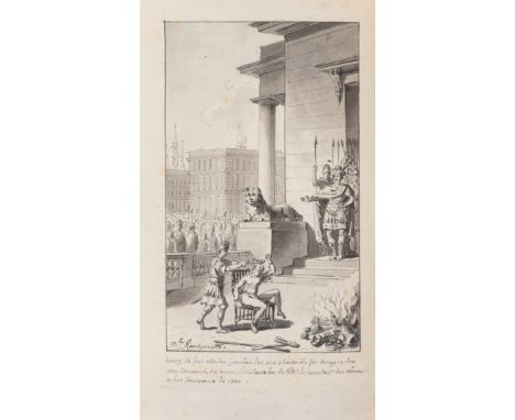 [La Vicomterie de Saint-Samson (Louis de)] Les Crimes des Empereurs d'Allemagne..., first edition, half-title, 5 engraved pla