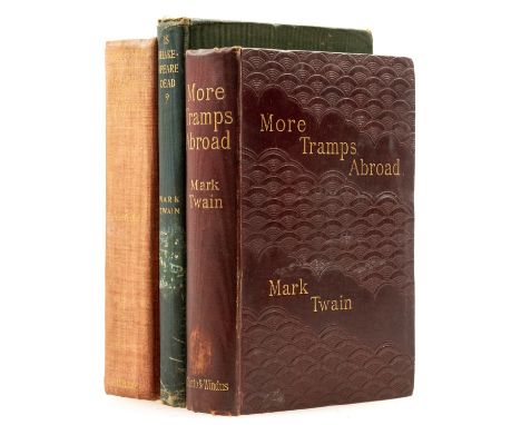 [Clemens (Samuel Langhorne)], "Mark Twain". Christian Science, first edition, mixed issue, portrait frontispiece dated 1906, 