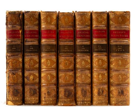 Nelson (Horatio).- Nicolas (Sir Nicholas Harris) The Dispatches and Letters of Vice Admiral Nelson, 7 vol., second edition, p
