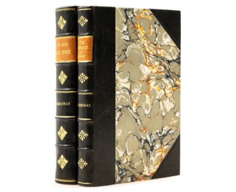 Hemingway (Ernest) The Sun Also Rises, first edition, second issue, modern black half morocco, spine gilt with tan morocco la