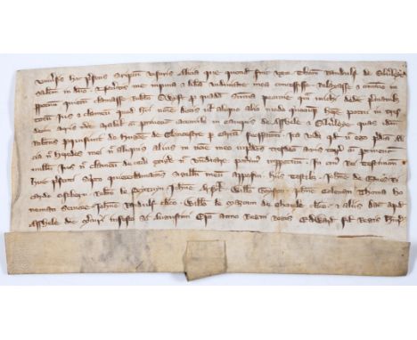 Cambridgeshire &amp; Suffolk, Ashley &amp; Gazeley.- Charter, Alice wife of Thomas Randulf has granted to Robert Skyst ten ac