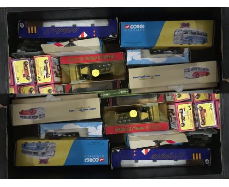 Collection of 26 boxed diecast vehicles to include 12 early Matchbox model s of Yesteryear (yellow/pink boxes), Corgi, Lledo 