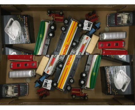 Collection of diecast vehicles to include Corgi, EFE etc featuring 3 x Corgi tankers ESSO, BP & Shell