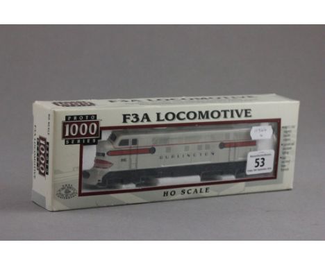 Boxed HO scale Proto 1000 Series F3A Locotmoive 8165 CB&Q #116 Burlington