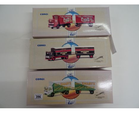 Three boxed ltd edn Commercials from Corgi to include 97891 Billy Smart's Circus, 97892 S. Houseman and 97893 J. Ayers all wi