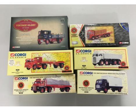 Six boxed Corgi Ltd Edition 1:50 scale commercial vehicles to include; 80006 Vintage Glory of Steam Sentinel DG4 Steam Wagon 