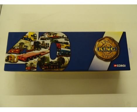 Boxed Corgi 1:50 CC12412 King 1962-2002 Volvo 5 Axle King Trailer Edmund Nuttall ltd in excellent condition with certificate
