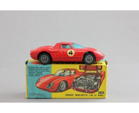 Boxed Corgi 314 Ferrari Berlinetta 250 Le Mans with some paint loss, box gd
