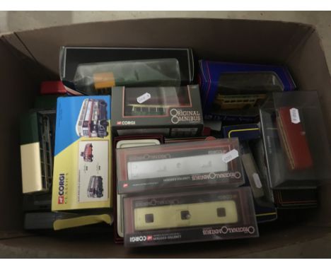 Approx 32 boxed & unboxed die-cast vehicles including Corgi, EFE etc