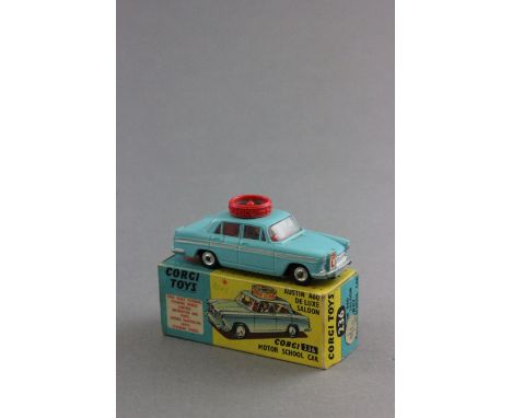 Boxed Corgi 236 Motor School Car Austin A60 De Luxe Saloon with diecast excellent and gd/vg box