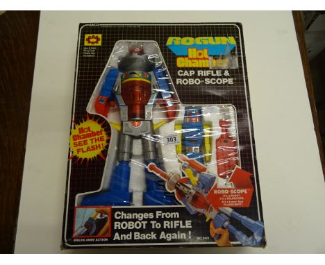 Boxed Arco Ro Gun Hot Chamber Cap Rifle & Robo-Scope robot