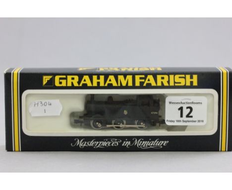 Boxed N gauge Graham Farish No. 1735 Class 3F Jinty 47394 BR black engine