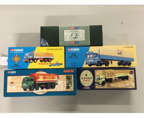 Five Corgi Ltd Edition 1:50 scale commercial vehicles to include; 22503 Guiness, 29202 Fleets of Renown Premium Edition Russe