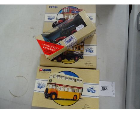 Four boxed Corgi die-cast vehicles to include 97313, 96993, 96996, 97343