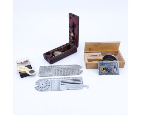 Collection of Six Vintage Gemologist Jewelers Gauges and Tools. Various makers. Used condition. Shipping $48.00 (estimate $50