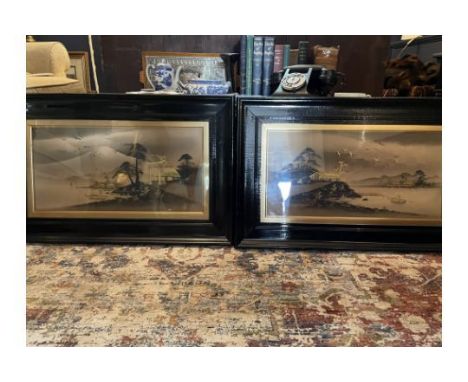 PAIR OF 19th CENTURY JAPANESE SIGNED PRINTS
A stunning, fine quality pair of Signed late 19th-early 20th century Japanese Gil