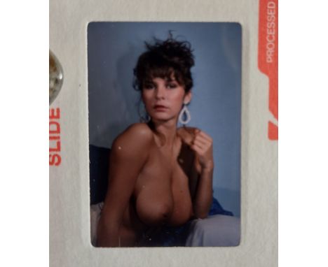 GLAMOUR - 35MM&nbsp; SLIDES ATTRACTIVE MODEL X 38
Taken by a professional photographer based in London.
Models unknown.
Pleas