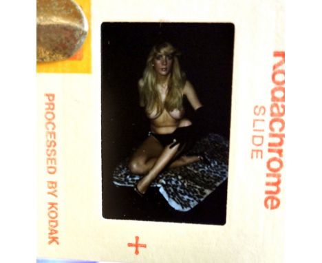 GLAMOUR - 1980 35MM SLIDES X 19&nbsp;
Taken by a professional photographer based in London.
Models unknown.
Please note: The 