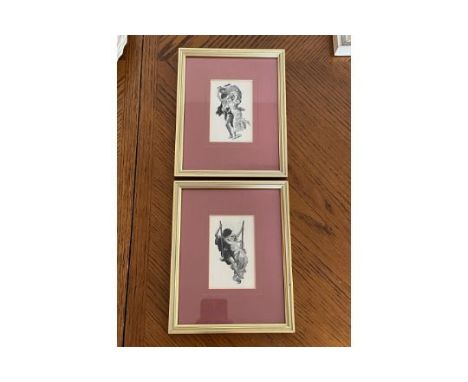 2 X J &amp; J CASH WOVEN PRINTS FRENCH SERIES
An attractive framed and mounted pair of Cash’s woven prints. 20th century repr