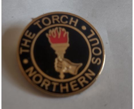 ENAMEL BADGE - THE TORCH NORTHERN SOUL