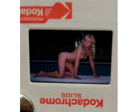 GLAMOUR - 35MM SLIDES BLONDE MODEL X 30
Taken by a professional photographer based in London.
Models unknown.
Please note: Th
