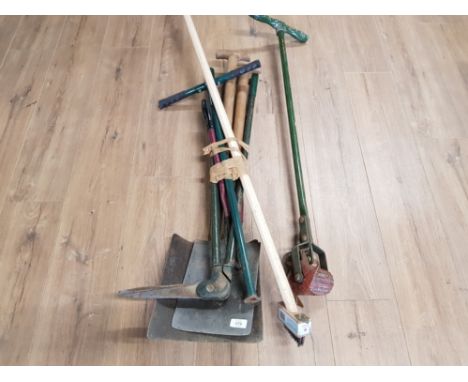 GARDEN TOOLS TO INCLUDE SHOVEL SPADE SHEARS VERGE CUTTER BY ATCC
