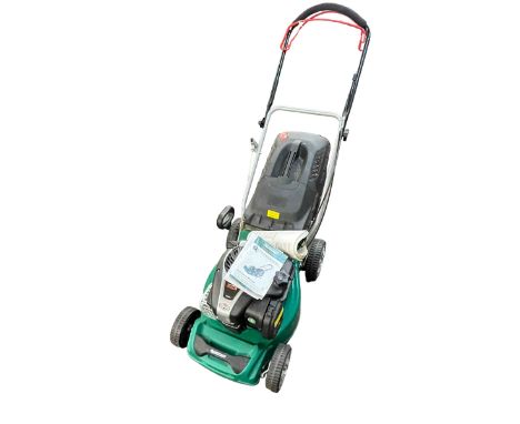 Qualcast SPP41 petrol rotary lawn mower.