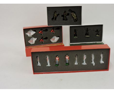 Britain's hollow cast collection, to include 1815 British Army, The Queen on Burmese, Charging Zouve, together with Britain's