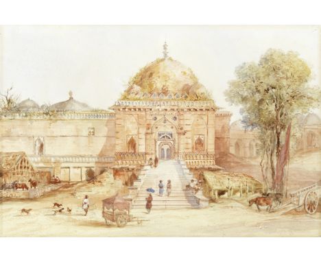 Captain Claudius Richard William Harris (British, 1826-1862)Front View of the Ruined Mosque, the Jumah Musjid; and View of th