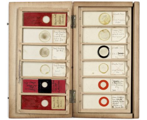 FIRST ARCTIC EXPEDITION, 1818Collection of nineteenth century microscope specimen slides, including 3 of material collected f