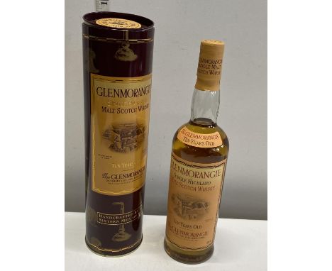A sealed bottle of Glenmorangie single malt 10 years whiskey 70cl