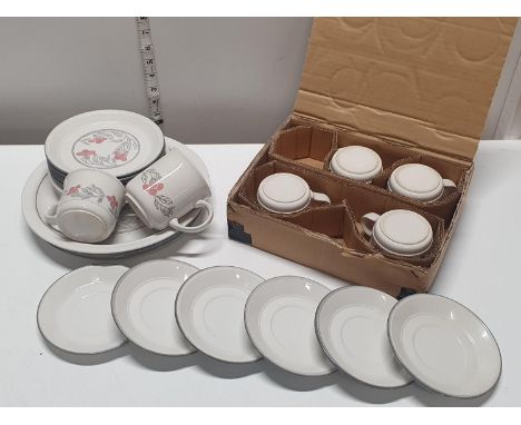 A vintage Denby Coloroll tea service, shipping unavailable