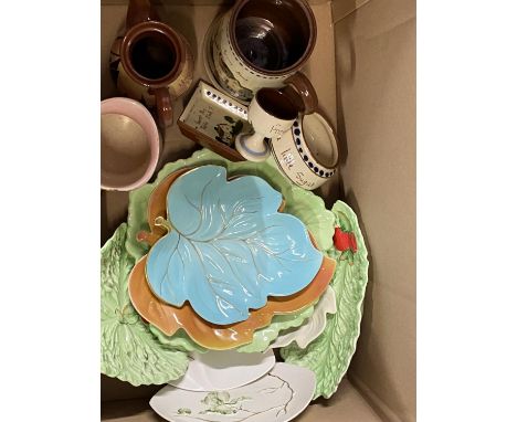 A box of assorted ceramics including Carltonware etc, shipping unavailable